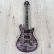 PRS Paul Reed Smith Wood Library Custom 24 Guitar, Charcoal Purple Burst, Flame Maple Top