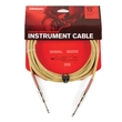 Planet Waves PW-BG-15TW Custom Series Braided Instrument Cable, Tweed, 15'