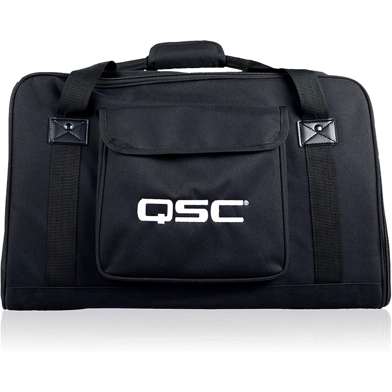 QSC CP12 Speaker Tote Bag w/ Pocket for CP12 Active Powered Speaker, Black