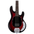 Sterling by Music Man SUB Series Ray4 4-String Electric Bass - Ruby Red Satin Burst