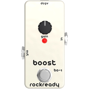 rockready bo 1 clean boost mini guitar effect pedal