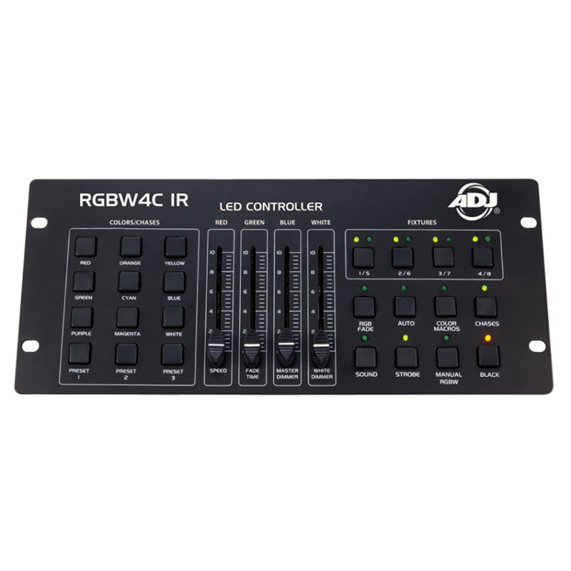American DJ RGBW4C-IR 32-Channel DMX Controller for RGB, RGBW, and RGBA LED Fixtures