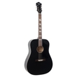 Recording King RDS-7 Dirty 30s Series 7 Dreadnought Acoustic Guitar, Matte Black