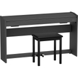 Roland F107 88-Key Digital Piano w/ Furniture-Style Stand & Weighted Keys, Black