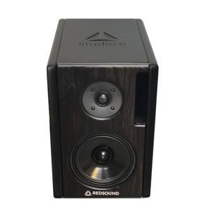 redsound studio 6 6 inch studio monitor speaker pair black on black rs studio6