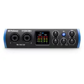 open box presonus studio 24c portable ultra high def usb c audio interface a