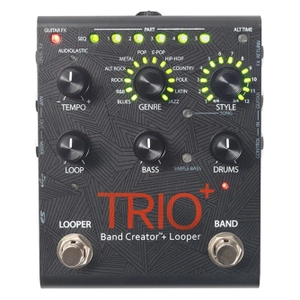 open box digitech trio plus band creator and looper guitar effects pedal