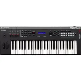 open box yamaha mx49 49 key music production synthesizer keyboard black