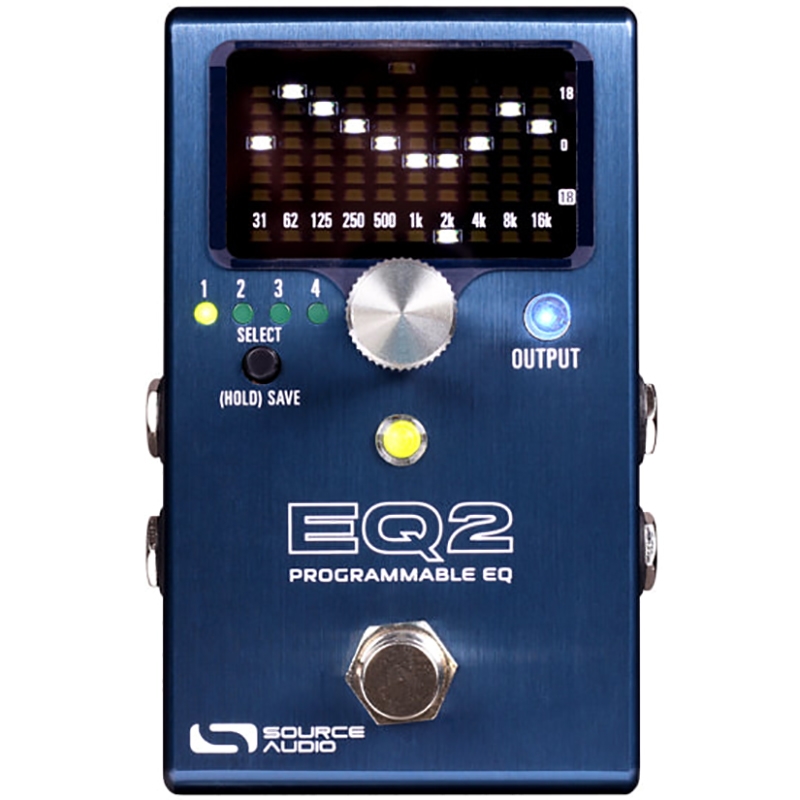 kas Elasticiteit ontgrendelen Source Audio EQ2 Programmable Equalizer Guitar Effects Pedal w/ MIDI in/thru