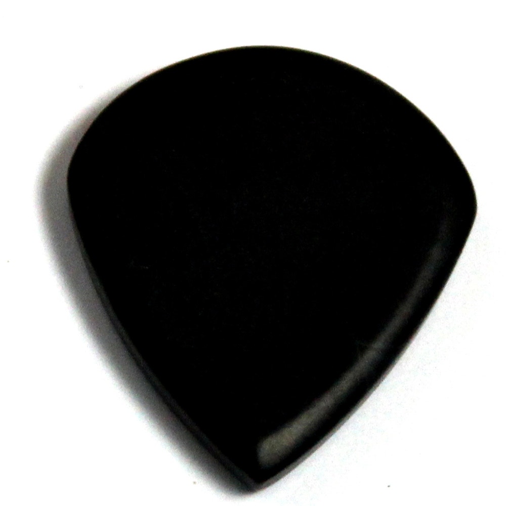 Stone Age Guitar Picks J3 Hand Made Agate Stone Guitar Pick Black