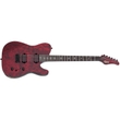 Schecter 1292 PT Apocalypse Red Reign Guitar, Ebony Fretboard, Red Reign Finish