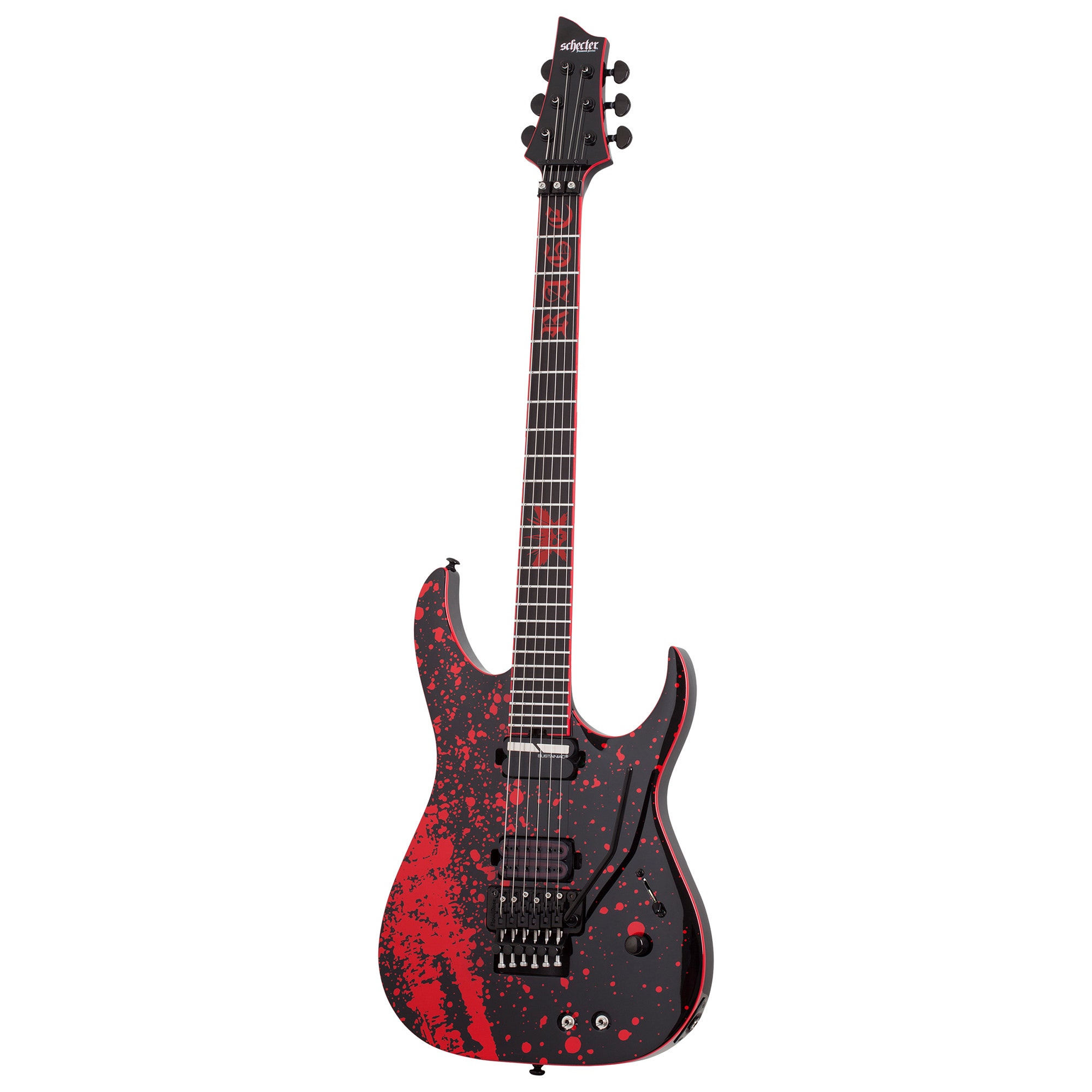 【国内在庫】 Schecter もた Sustainiac搭載（サスティナー） Hellraiser ギター