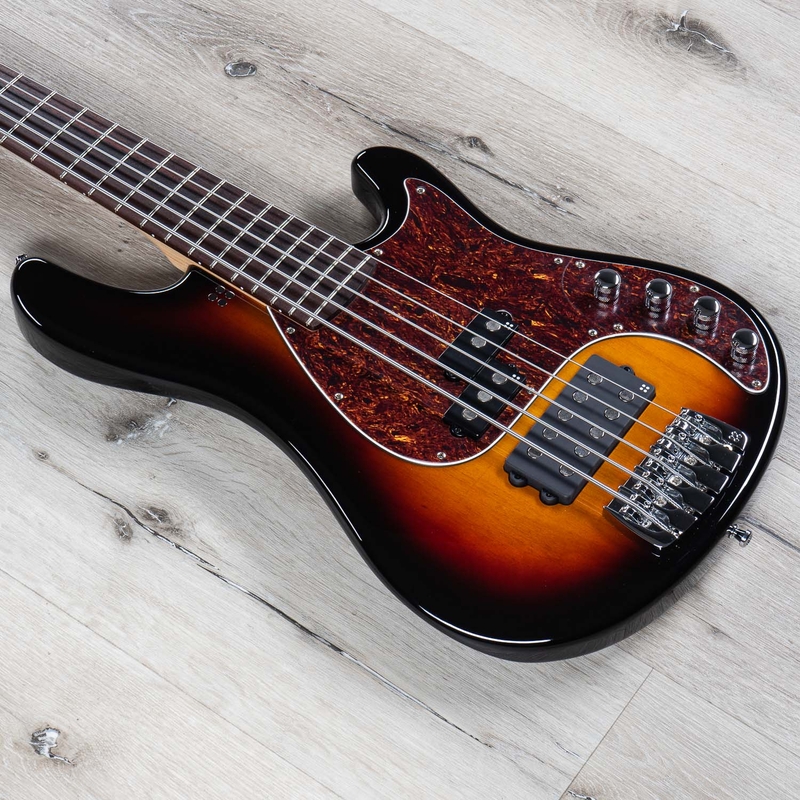 Sandberg California VM-5 5-String Bass, Rosewood Fretboard, 3-Tone Sunburst