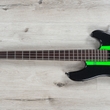 Sandberg Lionel VS Short Scale Bass, Exclusive Run, Cosmic Black w/ Green Racing Stripes