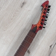 Skervesen Raptor 7 Baritone 7-String Guitar, Rosewood Fretboard, Custom Poplar Burl Top