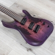 Skervesen Raptor 7 FF 7-String Multi-Scale Guitar, Ziricote Fretboard, Purple Burst
