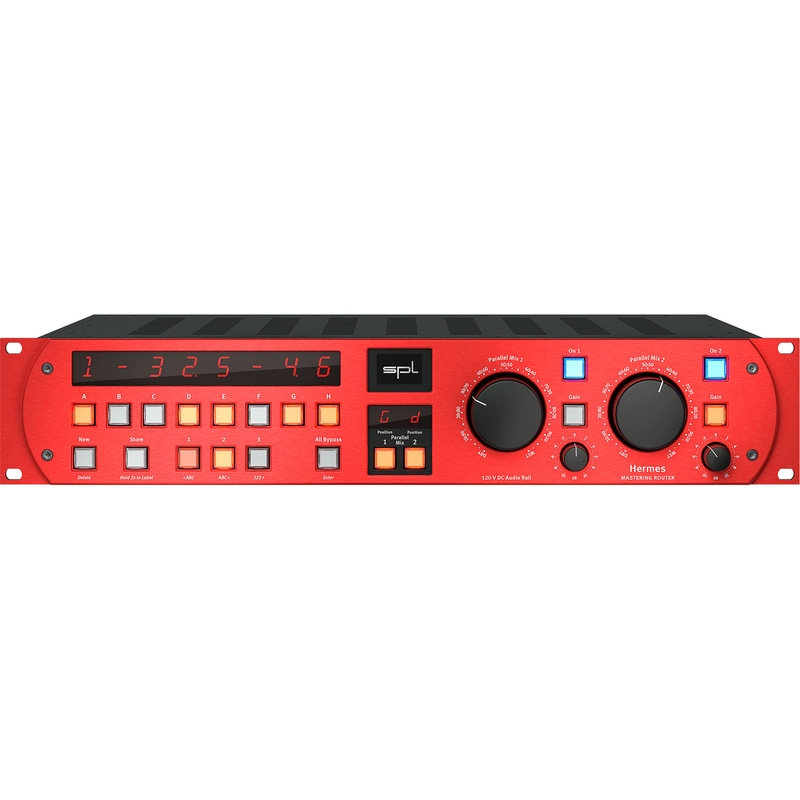 SPL Hermes Mastering Router with Dual Parallel Mix, Red
