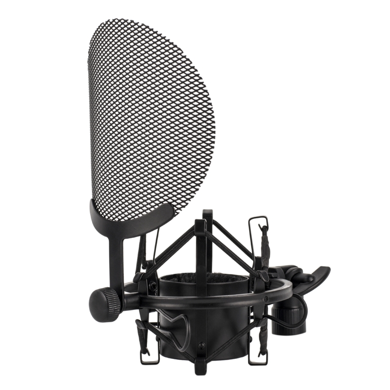 Nady SSPF 4 Large Microphone Spider Shockmount with Integrated Pop Filter
