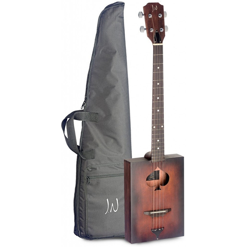 James Neligan Cask Series Firkin Acoustic Cigar Box Guitar with Gig Bag