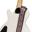 Stagg STE MANDALA PK Terylene Guitar Strap with Mandala Pattern, Pink