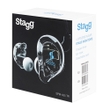 Stagg SPM-435 TR High Resolution 4-Driver Sound Isolating In-Ear Earphones, Clear