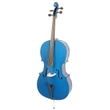 Stentor 1490EBU Harlequin Cello, 1/2 Scale, Blue