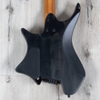 Strandberg Boden Standard 6 Elec Guitar, Flame Maple Top, Roasted Maple Neck- Black