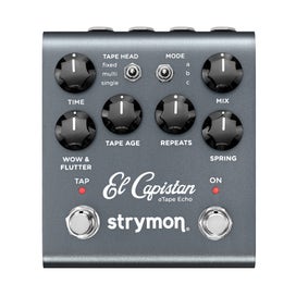 strymon el capistan v2 dtape echo guitar effects pedal stryn elc v2