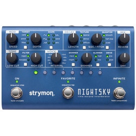 strymon nightsky time warped reverberator pedal