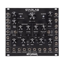strymon starlab time warped reverberator eurorack effects module limited edition black panel
