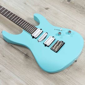 suhr custom modern hsh guitar indian rosewood fretboard alder body thornbucker set daphne blue