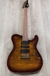 Suhr Modern T Custom HSH Electric Guitar, Flame Maple Top, Roasted Maple Neck, Hard Case - Bengal Burst