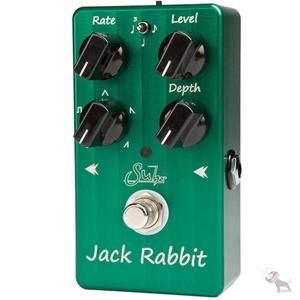 suhr jack rabbit analog tremolo effects pedal for electric guitar