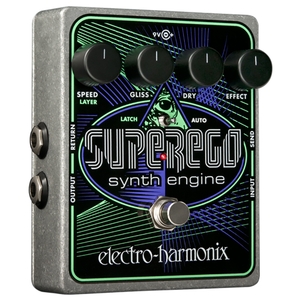 electro harmonix superego synthesizer engine guitar effects pedal