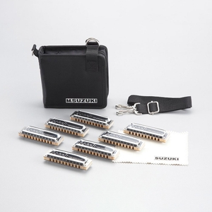 suzuki music m 20 s manji 7 key set of diatonic 10 hole harmonicas