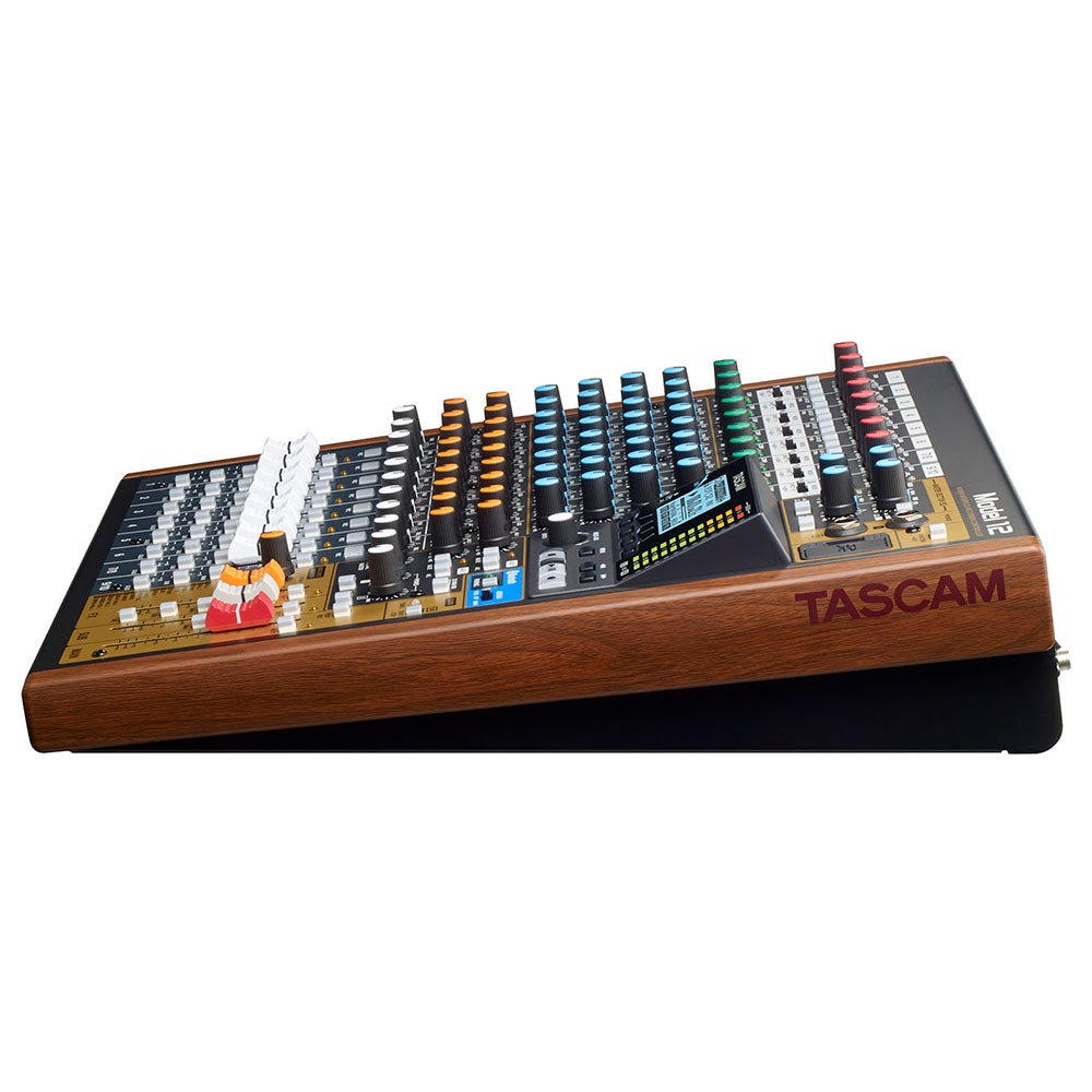 Tascam Model 12 Hybrid Analog Mixer Digital Recorder Interface, 12 Channel