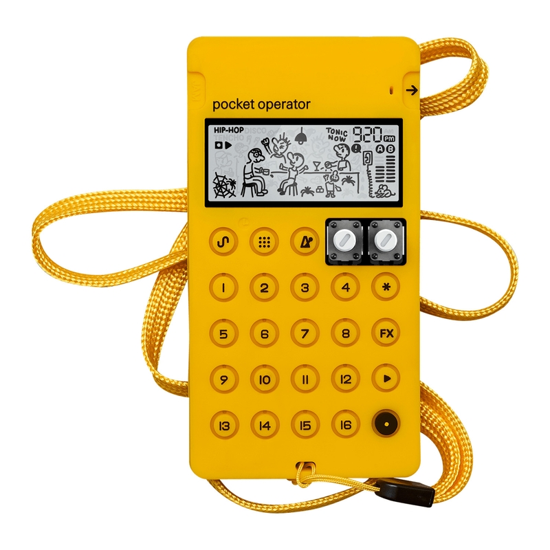 Teenage Engineering CA-X Silicon Pro-Case for Pocket Operator, Yellow