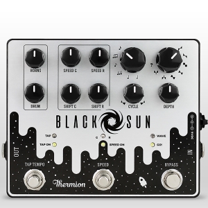 thermion black sun analog rotophaser rotary speaker guitar effect pedal