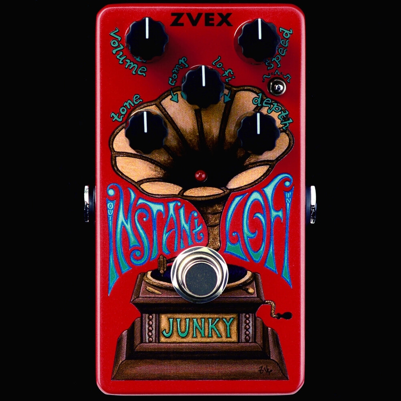 ZVEX Zachary Vex Effects Instant Lo-Fi Junky Chorus / Vibrato Guitar Effects Pedal, Vertical