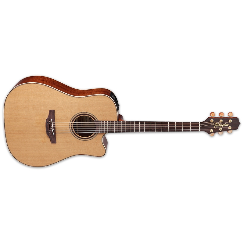 Takamine P3DC Dreadnought Acoustic Electric Guitar, Rosewood Fretboard, Solid Cedar Top