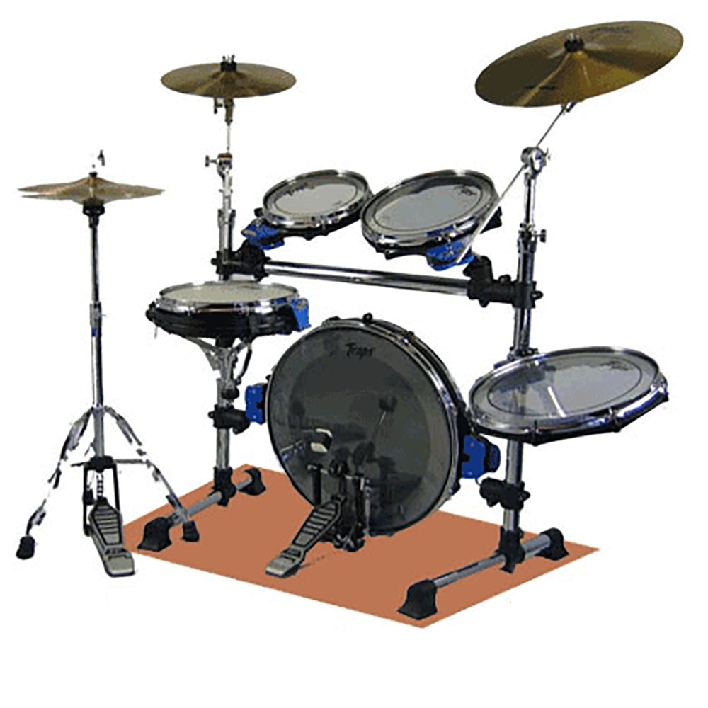 Traps Drums A400 5Piece Portable Acoustic Drum Set with HiHat Stand
