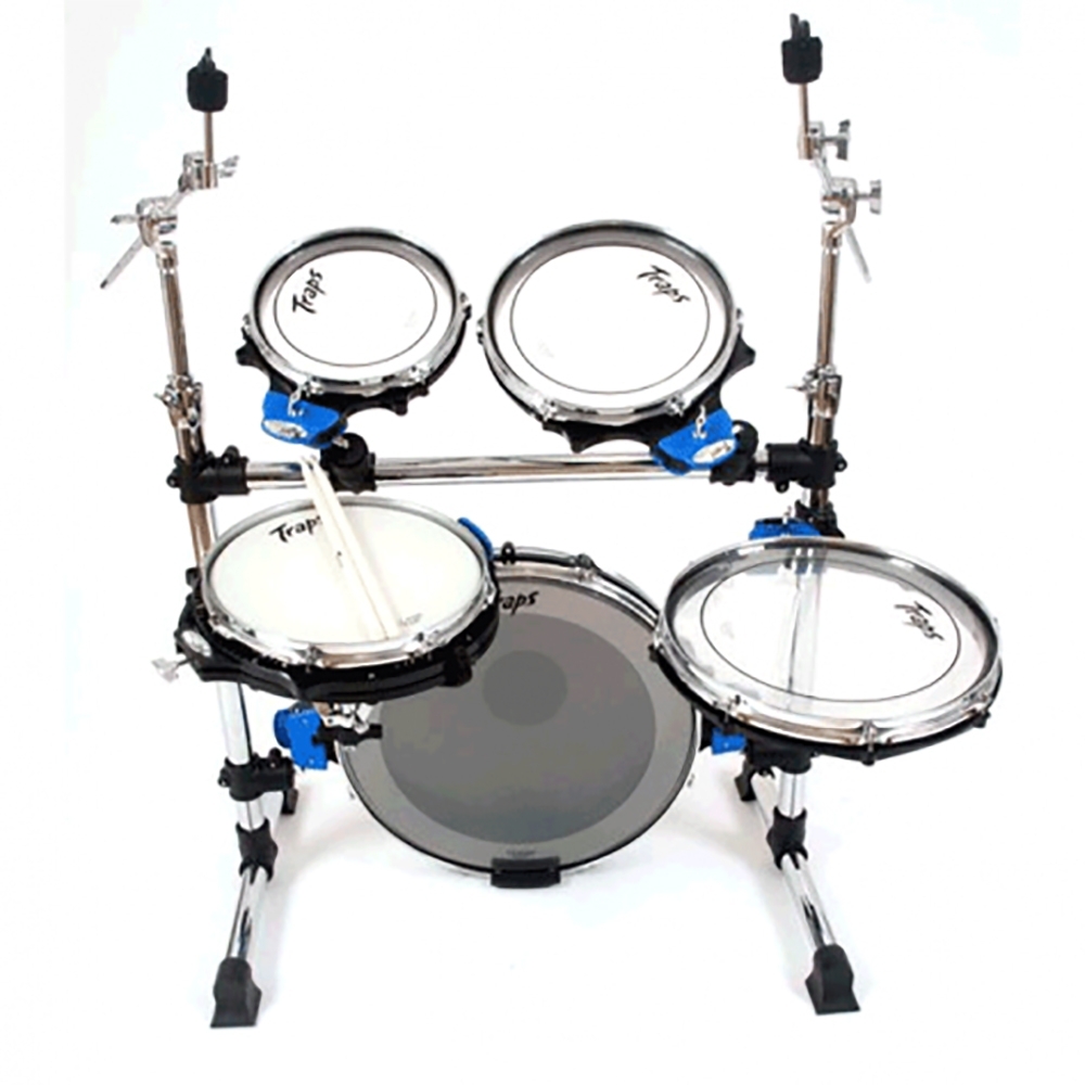 Traps Drums A400 5Piece Portable Acoustic Drum Set with HiHat Stand