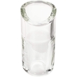 The Rock Slide GRS-SC Clear Moulded Glass Guitar Slide, Small, Ring Size 6-8