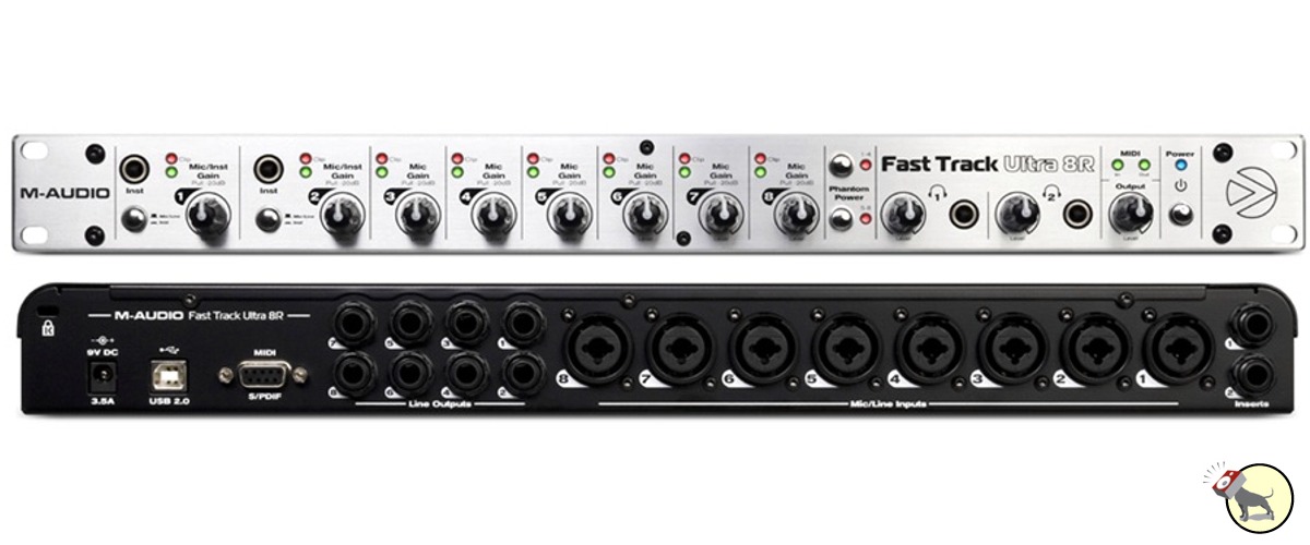 M Audio Fast Track Ultra 8r Usb Audio Interface Pro Tools Se