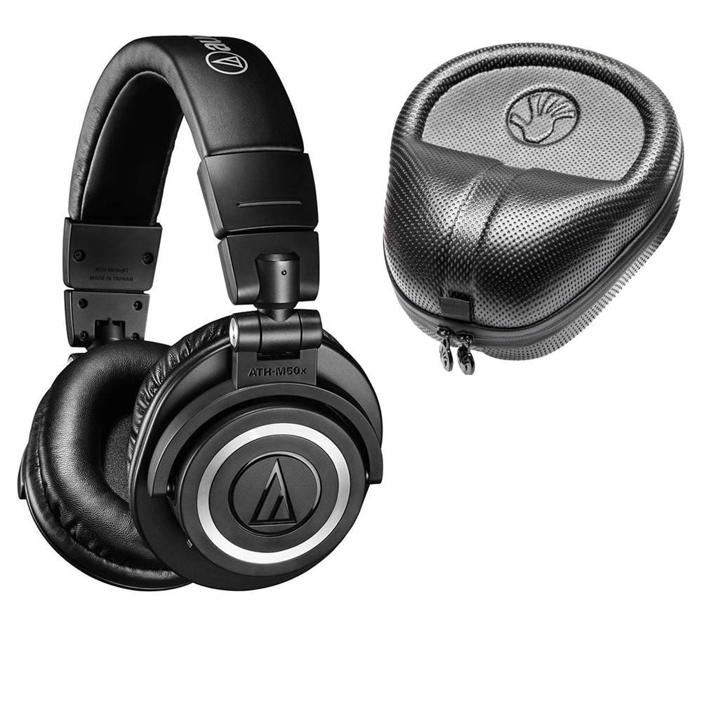 Bookstore bungee jump deadline Audio Technica ATH-M50xBT Bluetooth Wireless Over-Ear Headphones w/ Free  Case