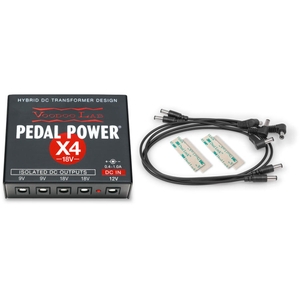 voodoo lab pedal power x4 18v power supply expander kit for guitar effect pedalboard