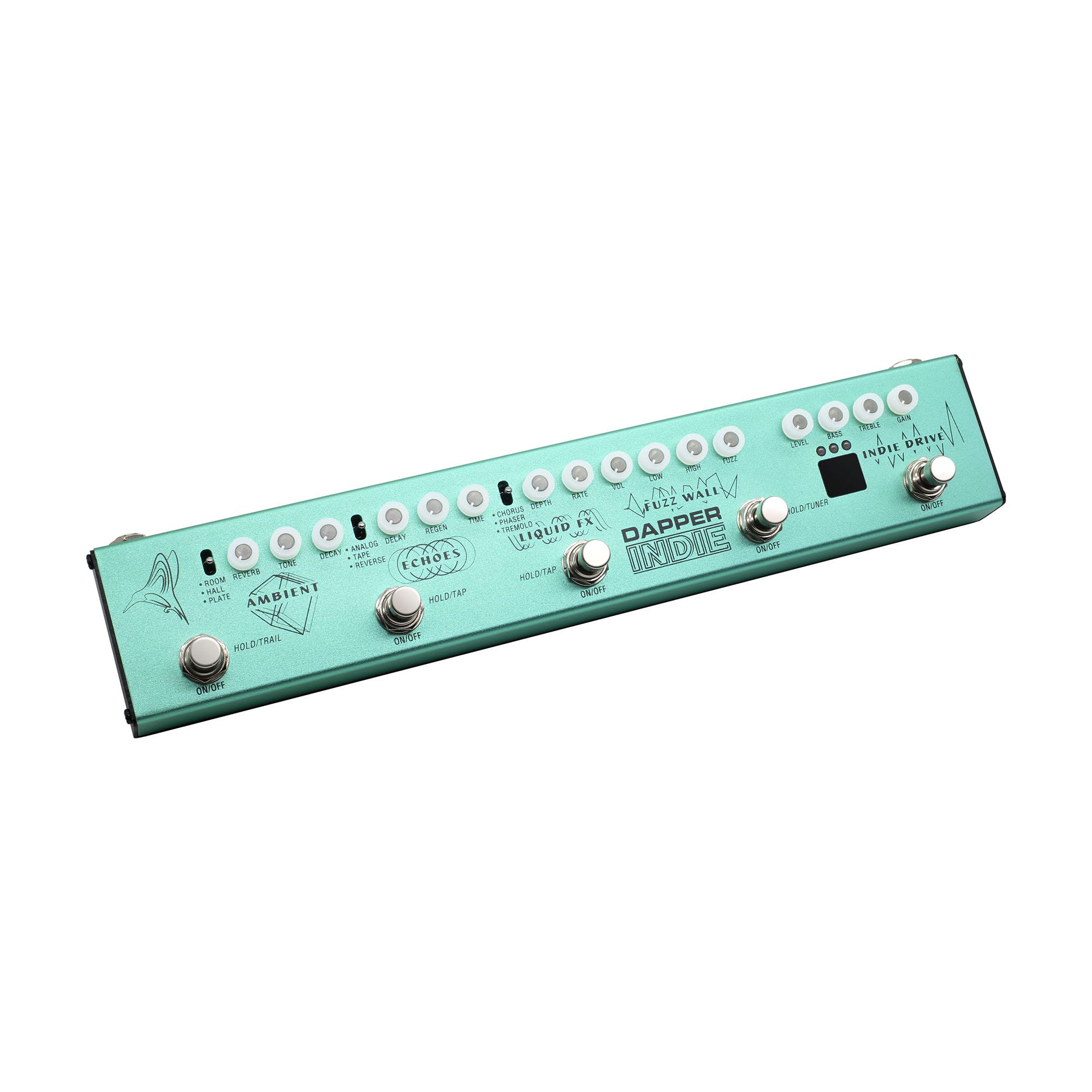 Valeton Multi Effects Guitar Pedal Dapper Indie of Distortion Reverb Delay 