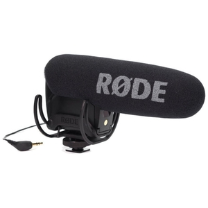 rode vmp r videomic pro on camera shotgun microphone with rycote lyre suspension mount
