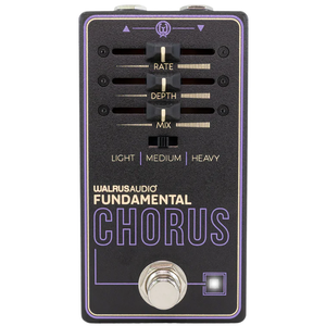 walrus audio fundamental series chorus guitar effect pedal