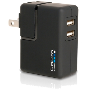 gopro wall charger for 2 gopro cameras with international charging adapter plugs